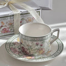 Axyaa Retro Coffee Cup and Saucer Set - High-end Ceramic Tableware