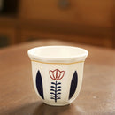Axyaa Vintage Middle Eastern Ceramic Espresso Cup - Handheld 180ml/250ml Tea Cup