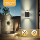 Axyaa Outdoor Waterproof Wall Light with LED Sconce for Home Fixture