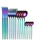 Axyaa 16-Piece Gold Cutlery Set Stainless Steel Tableware Kit