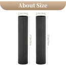 Axyaa Modern Metal Cylinder Floor Vases - Set of 2 Large