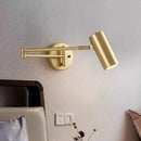 Axyaa Adjustable Swing Arm LED Wall Lamp for Home Bedside Lighting