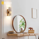 Axyaa Crystal LED Wall Light with Remote, Dimmable for Bedroom, Living Room, and Bathroom