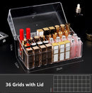Axyaa Lipstick & Makeup Organizer: Cosmetic & Nail Polish Display Holder Box