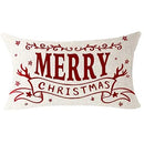 Axyaa Christmas Snowman Deer Pillowcase Set