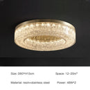Axyaa Crack Crystal Chandelier: Modern LED Lighting for Home Decor