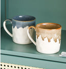 Axyaa Retro Ceramic Teacup Set - Creative Kitchen Tableware for Gifts