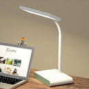 Axyaa LED Touch Desk Lamp - Rechargeable, Adjustable, Bedroom Reading Light