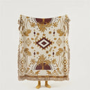 Axyaa Bohemian Fringed Outdoor Picnic Blanket