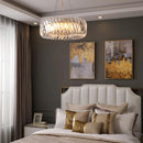Luxury Crystal LED Ceiling Chandelier by Axyaa - Elegant European Home Decor Lighting