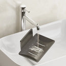 Aluminum Soap Dish Holder Wall Mounted for Kitchen & Bathroom by Axyaa