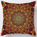 Axyaa Indian Mandala Print Polyester Pillow Case Sofa Decor Throw Pillows 45x45cm