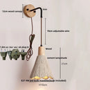 Axyaa Adjustable LED Wall Light | Modern Nordic Style | Pull Chain Switch