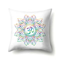 Axyaa Cartoon Eye Pattern Plush Cushion Cover 45x45cm Buddha Head Pillow Cover