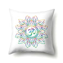 Axyaa Cartoon Eye Pattern Plush Cushion Cover 45x45cm Buddha Head Pillow Cover