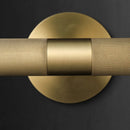 Axyaa Brass Wall Lamp for Bedroom Bathroom Hotel Room Foyer E14 Bulb
