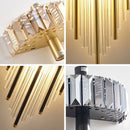 Axyaa Crystal Wall Lamp: Elegant Lighting for Study Bedroom Living Room