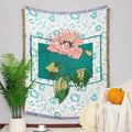 Axyaa Festive Knitted Throw Blanket for Home Decor and Outdoor Gatherings