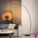 Axyaa Minimalist LED Floor Lamp with Remote Control Dimming, Nordic Ins Style