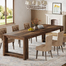 Axyaa Modern 86.61-Inch Dining Table for 6-8 People, Narrow Long Kitchen Table