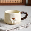 Axyaa Butterfly Ceramic Coffee Cup Tea Mug Camellia Flower Home Breakfast Gift
