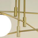 Axyaa Nordic Light Luxury Copper Chandelier for Home Lighting