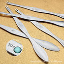 Axyaa Stainless Steel Seafood Crab Needle Eating Tool Fork Spoon Crab Dinnerware