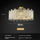 Axyaa Gold Metal LED Chandeliers: Luxury Modern Home Decor Pendant Lights