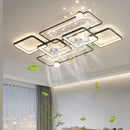 Axyaa Folding Ceiling Fan with LED Light & Control - Modern Bedroom & Living Room Lighting