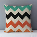 Axyaa Geometric Cozy Cushion Cover Home Decorative Pillows Square Case