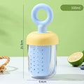 Axyaa Portable Dopamine Fruit Cup with Fork - Outdoor Leak-proof Double Layer Yogurt Cup