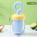 Axyaa Portable Dopamine Fruit Cup with Fork - Outdoor Leak-proof Double Layer Yogurt Cup