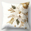 Axyaa Christmas Pillowcase Stove Lamp Ball Gift Cushion Cover Home Decoration 45x45cm