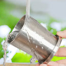 Axyaa Stainless Steel Folding Water Cup with Lid - Portable Travel Camping Mug