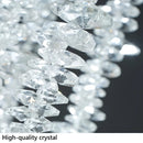 Axyaa Gold Crystal LED Branch Ceiling Chandelier - Luxury Home Decor Lighting