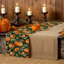Axyaa Halloween Watercolor Head Table Runner - Farmhouse Party Decor