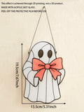 Axyaa Cute Ghost Hanging Decor, Acrylic Window/Wall Ornament for Festive Home Parties