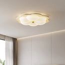 Axyaa Cream Minimalism LED Ceiling Light for Bedroom Living Room Home Decor