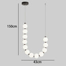 Axyaa LED Pendant Chandeliers Staircase Lighting for Modern Living Room Decor
