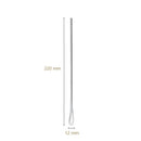 Axyaa Long Handle Stainless Steel Teaspoon for Coffee, Tea, Dessert, and Ice Cream