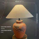 Axyaa Ceramic Table Lamp for Home and Hotel Living, Bedroom, Study, and Desk Lighting