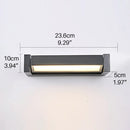 Axyaa LED Outdoor Porch Sconces Wall Light: Waterproof Exterior Fixture for Home Decoration