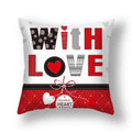 Axyaa Nordic Love Pillowcase 45x45cm - Home Decorative Throw Pillow Cover