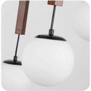 Axyaa Wooden Magic Bean LED Pendant Chandelier for Home Decor
