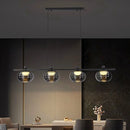 Axyaa Glass Chandelier Dining Room Pendant Lights Ceiling Lamps - Indoor Fancy Lighting