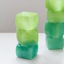 Axyaa Gradient Square Glass Vase Flowerpot Home Decor Accessory