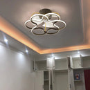 Axyaa LED Ceiling Fan: Modern Design with Remote Control, Silent Operation for Dining Room and Bedroom.
