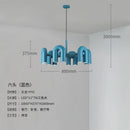 Axyaa Nordic U-shaped Water Pipe Chandelier: Rotatable LED Lighting Fixture