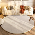 Axyaa French Retro Luxury Soft Round Carpet for Living Room Bedroom Décor