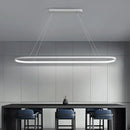 Axyaa Modern Line LED Pendant Light Black White Living Dining Bedroom Decor